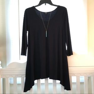 Medium Navy 3/4 Sleeve Shirt